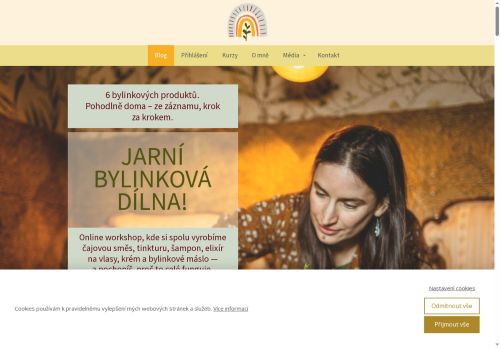 Webové stránky Bylinkové království s.r.o., Benešov