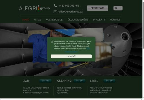 ALEGRI GROUP s.r.o. nabízí práci na pozici Zámečník  m/ž v obci Miroslav