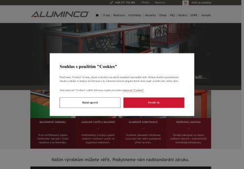 Webové stránky INTEGRA METAL SYSTEMS s.r.o., Nehvizdy