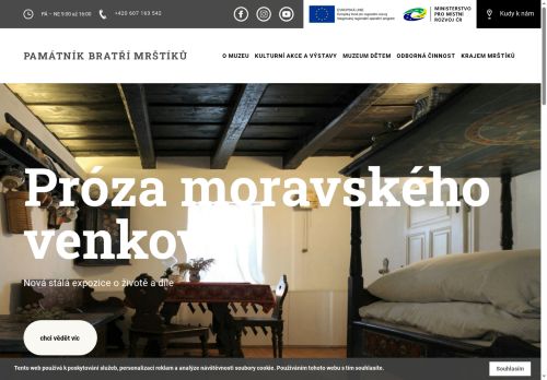 Zobrazit webové stránky Památník bratří Mrštíků