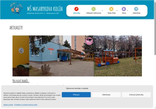 Mateřská škola Kolín II., Masarykova 891 nabízí práci na pozici Asistent pedagoga (m/ž) v obci Kolín