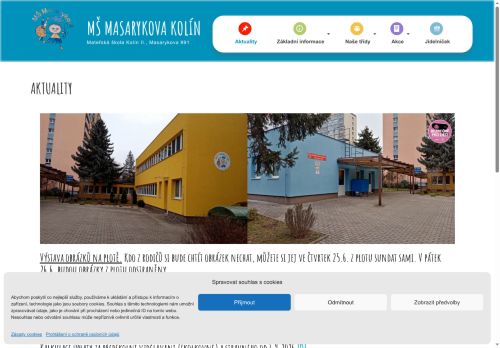 Mateřská škola Kolín II., Masarykova 891 nabízí práci na pozici Asistent pedagoga (m/ž) v obci Kolín