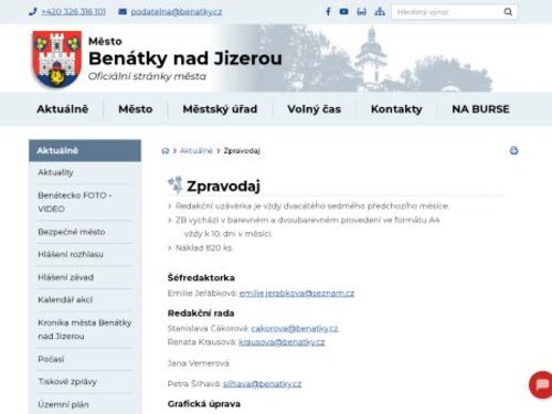 Zpravodaj Benátecka