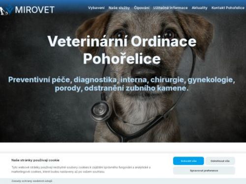 Veterinární ordinace MIROVET - MVDr. Hynek Siksta, MVDr. Jana Sikstová Fritscherová