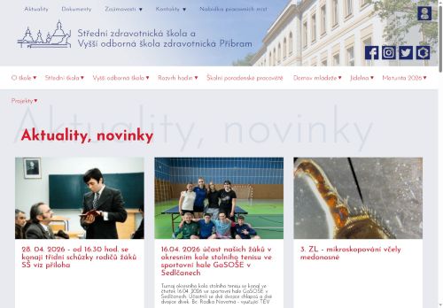 Střední zdravotnická škola a Vyšší odborná škola zdravotnická, Příbram I, Jiráskovy sady 113 nabízí práci na pozici Učitel/učitelka matematiky, fyziky a výpočetní techniky v obci Příbram