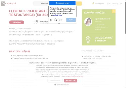 Webové stránky Advantage Consulting, s.r.o., Vyškov