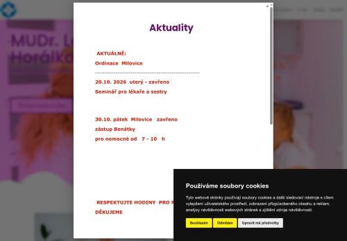 Zobrazit webové stránky Pediatrická ambulance Na zámku s.r.o. - MUDr. Lenka Horálková