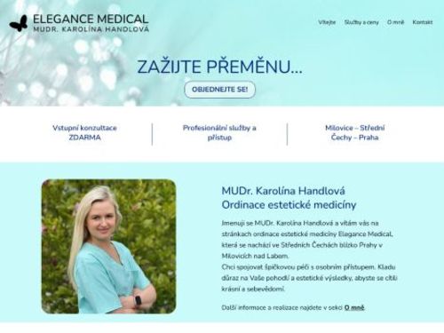 Ordinace estetické medicíny ELEGANCE MEDICAL - MUDr. Karolína Handlová