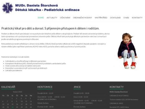 Praktický lékař pro děti a dorost - MUDr. Daniela Štorchová