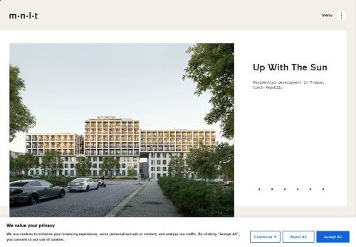 Webové stránky Monolot s.r.o., Praha