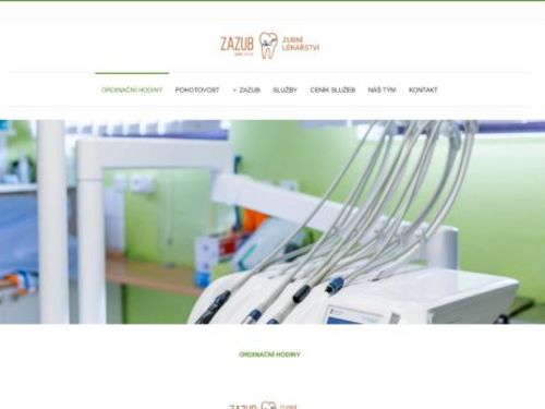 Zubní ordinace Zazub spol. s.r.o. - MUDr. Iva Závorová, MDDr. Adéla Humlová