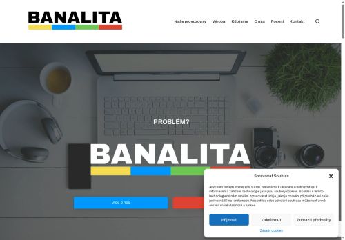 Webové stránky Banalita s.r.o., Břeclav