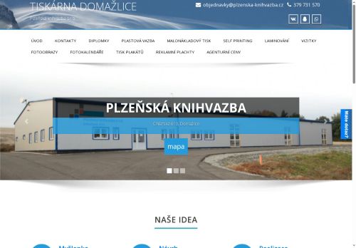 PLZEŇSKÁ KNIHVAZBA s.r.o. nabízí práci na pozici MEDIALNÍ DESIGNER - TISKAŘ v obci Domažlice