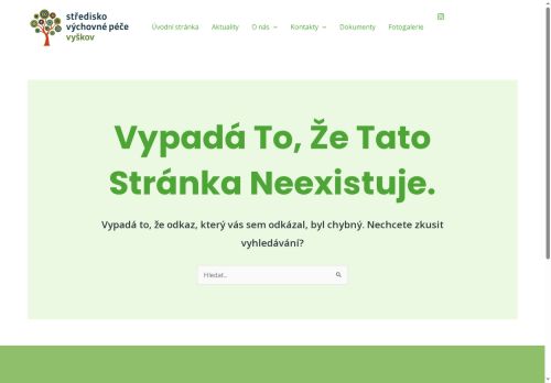 Webové stránky Diagnostický ústav Brno, středisko výchovné péče a základní škola, Brno, Hlinky 140, Vyškov