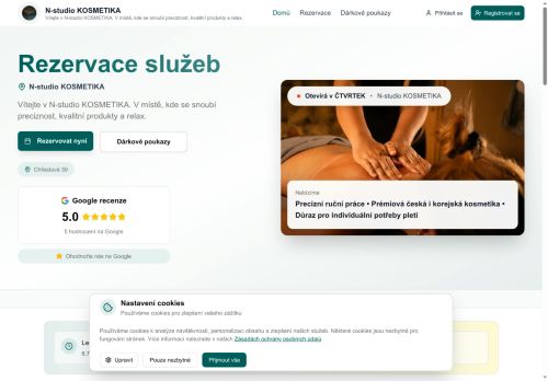 Zobrazit webové stránky N-studio Kosmetika