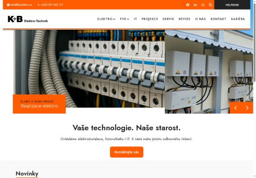 KAPPENBERGER + BRAUN, Elektro-Technik spol. s r.o. nabízí práci na pozici Elektomontér v obci Plzeň