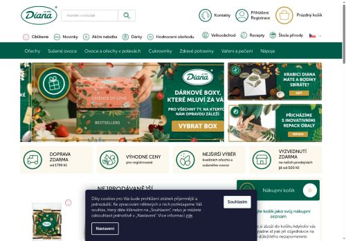 DIANA COMPANY, spol.s r.o. nabízí práci na pozici Obsluha strojů na balení, plnění a etiketování (M/Ž) v obci Praha