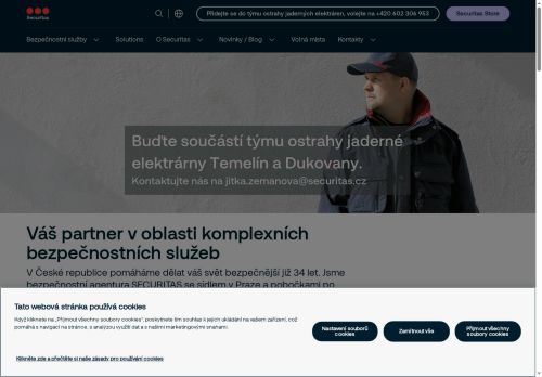 SECURITAS ČR s.r.o. nabízí práci na pozici Bezpečnostní pracovník - m/ž v obci Brno