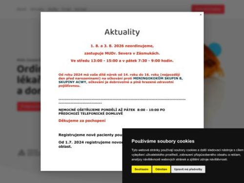 Praktický lékař pro děti a dorost - MUDr. Zuzana Marešová