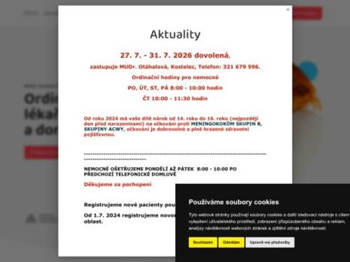 Praktický lékař pro děti a dorost - MUDr. Zuzana Marešová
