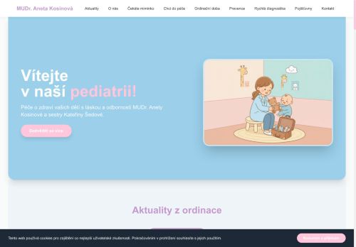 Zobrazit webové stránky Praktický lékař pro děti a dorost - MUDr. Aneta Kosinová