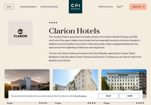 CPI Hotels, a.s. nabízí práci na pozici kuchař/ka a la carte v obci Brno