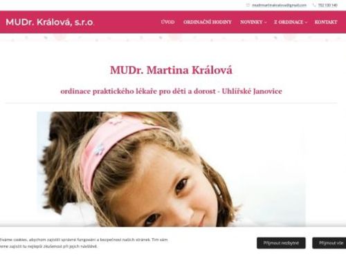 Praktický lékař pro děti a dorost - MUDr. Martina Králová