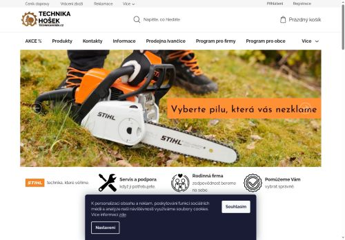Zobrazit webové stránky Technika Hošek