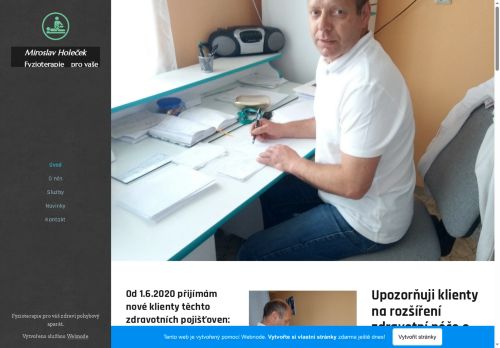 Zobrazit webové stránky Fyzioterapie - Miroslav Holeček