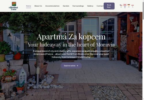 Zobrazit webové stránky Apartmá Za kopcem