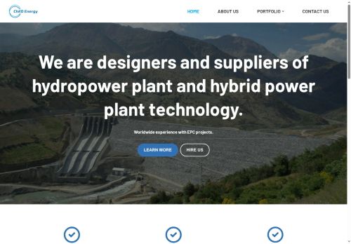 Webové stránky ChKD Energy s.r.o., Blansko