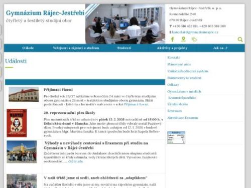 Gymnázium a Střední odborná škola Rájec-Jestřebí, o. p. s.