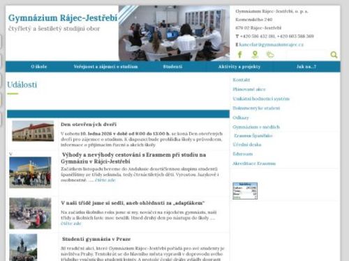 Gymnázium a Střední odborná škola Rájec-Jestřebí, o. p. s.