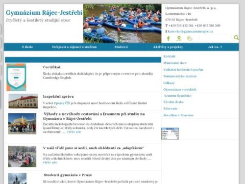 Gymnázium a Střední odborná škola Rájec-Jestřebí, o. p. s.
