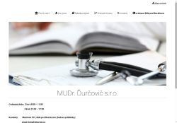 Zobrazit webové stránky Praktický lékař pro dospělé - MUDr. Jaroslav Ďurčovič