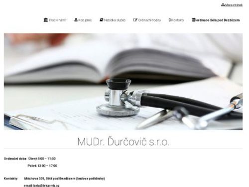 Praktický lékař pro dospělé - MUDr. Jaroslav Ďurčovič