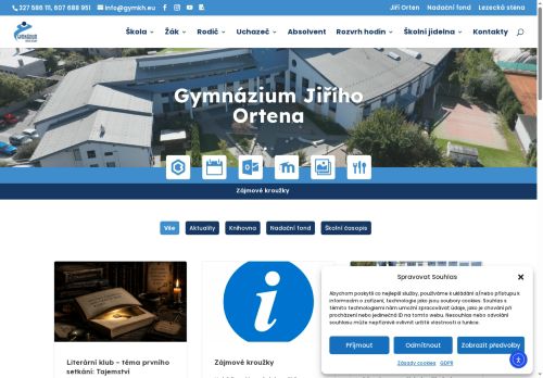 Gymnázium Jiřího Ortena, Kutná Hora, Jaselská 932 nabízí práci na pozici Učitel/ka anglického jazyka - rodilý mluvčí v obci Kutná Hora