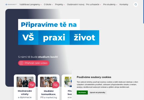 Škola mezinárodních a veřejných vztahů Praha, Vyšší odborná škola, Střední odborná škola, s.r.o. nabízí práci na pozici Středoškolský učitel (M/Ž) v obci Praha