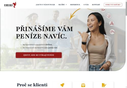 Webové stránky Finance bydlení s rozumem s.r.o., Brno