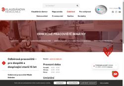 Zobrazit webové stránky Odběry krve Klaudiánova nemocnice - odběrové místo Benátky nad Jizerou (poliklinika)