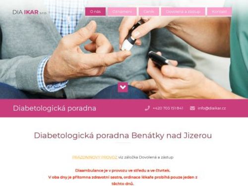 Diabetologická ambulance DIA IKAR s.r.o. - MUDr. Igor Karen