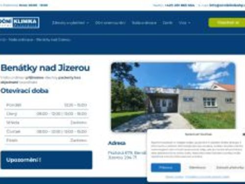 Oční klinika Horní Počernice - pobočka Benátky nad Jizerou