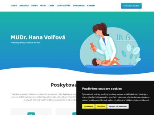 Praktický lékař pro děti a dorost - MUDr. Hana Volfová