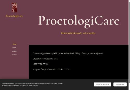 Zobrazit webové stránky Proktologická ambulance ProctologiCare  - MUDr. Katarína Kudelasová