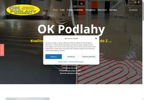 Zobrazit webové stránky OK PODLAHY - Martin Šúrek