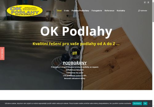 Zobrazit webové stránky OK PODLAHY - Martin Šúrek