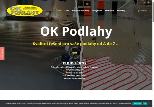 Zobrazit webové stránky OK PODLAHY - Martin Šúrek