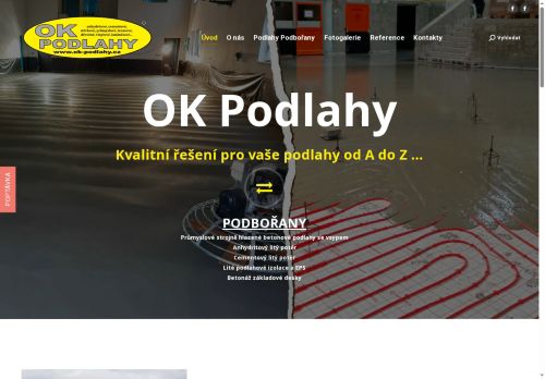 Zobrazit webové stránky OK PODLAHY - Martin Šúrek
