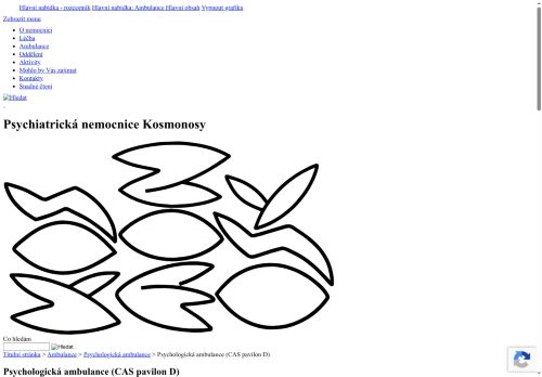Zobrazit webové stránky Psychologická ambulance (CAS pavilon D) Psychiatrická nemocnice Kosmonosy - Ing. et Mgr. Radka Škarková