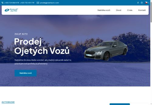 Zuluf auto s.r.o. nabízí práci na pozici Řidič/ka v obci Máslovice
